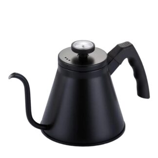 كتل مع ميزان حرارة دقيق أسود بسعة 800ml