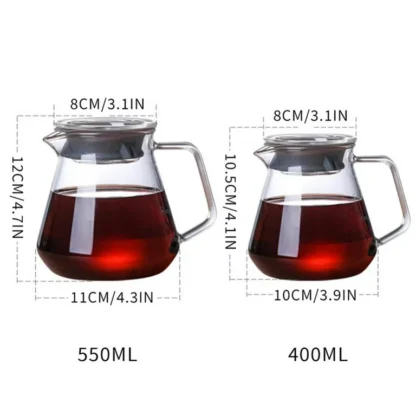 سيرفر زجاجي بغطاء معدني 01 سعة 360ml