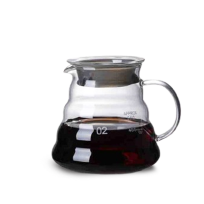 سيرفر زجاجي بغطاء معدني 02 سعة 600ml